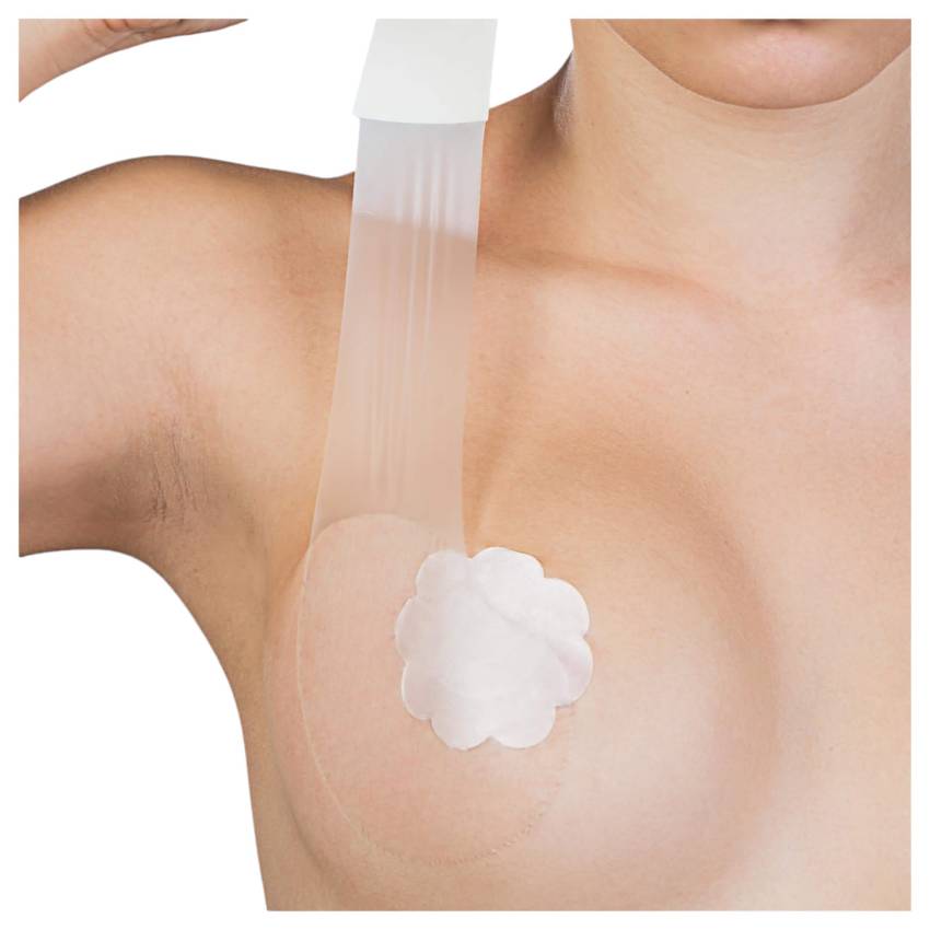 Bye Bra Perfect A-F - láthatatlan mellemelő tapasz - nude (6 pár) - Image 9
