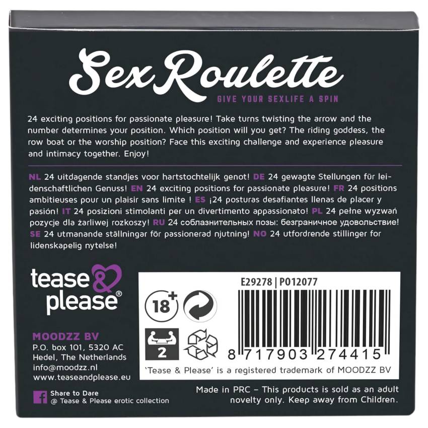 Sex Roulette Kama Sutra - szex társasjáték (10 nyelven) - Image 4