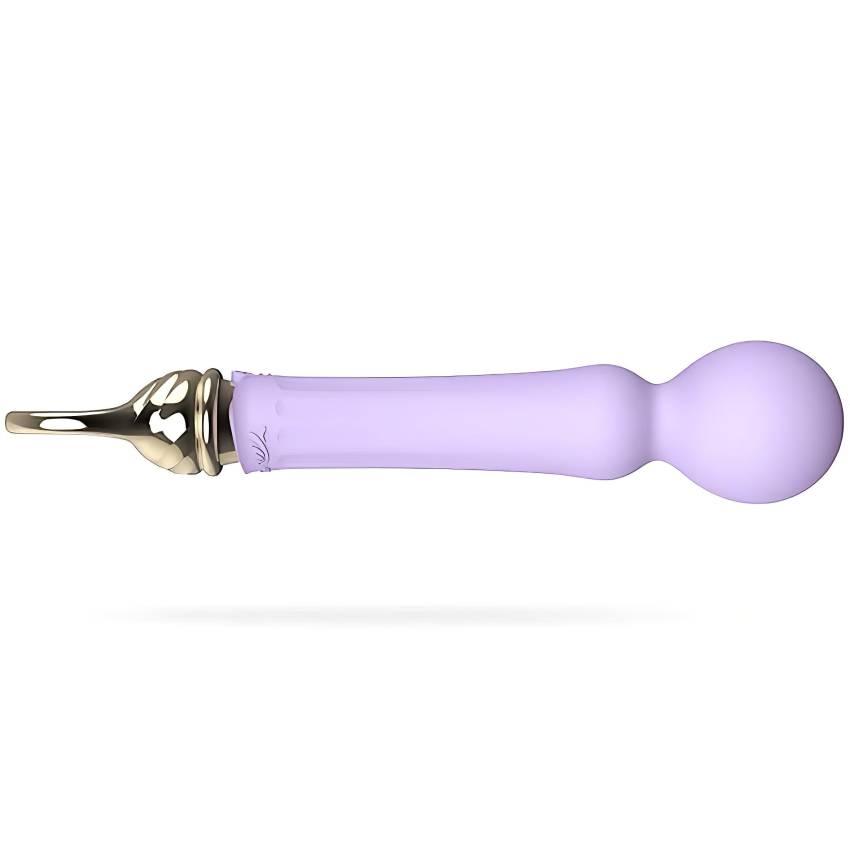 ZALO Confidence - akkus, luxus masszírozó vibrátor (lila) - Image 4