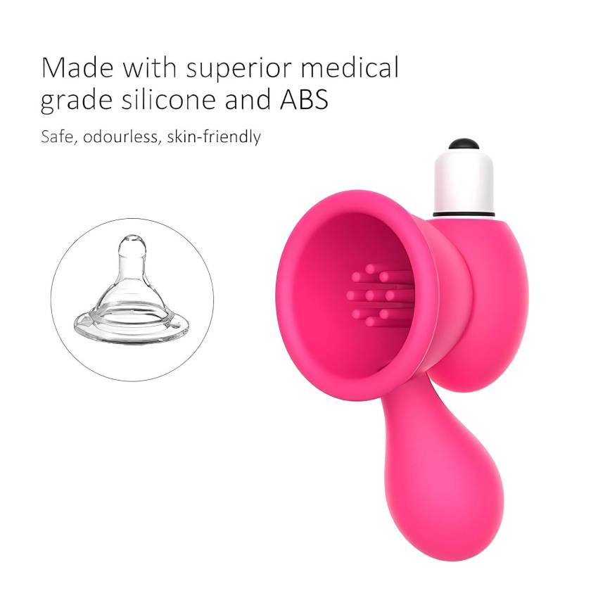 Aixiasia Bobo - mellszívó vibrátor (pink) - Image 4