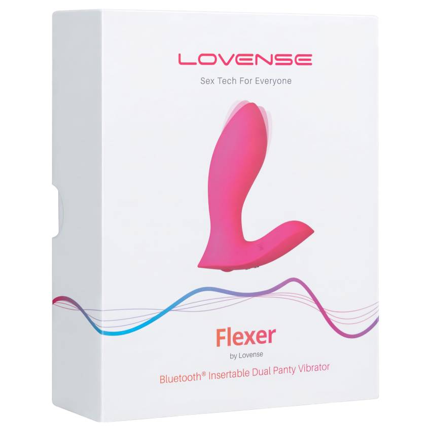 LOVENSE Flexer Panty - akkus 2in1 vibrátor (pink) - Image 2
