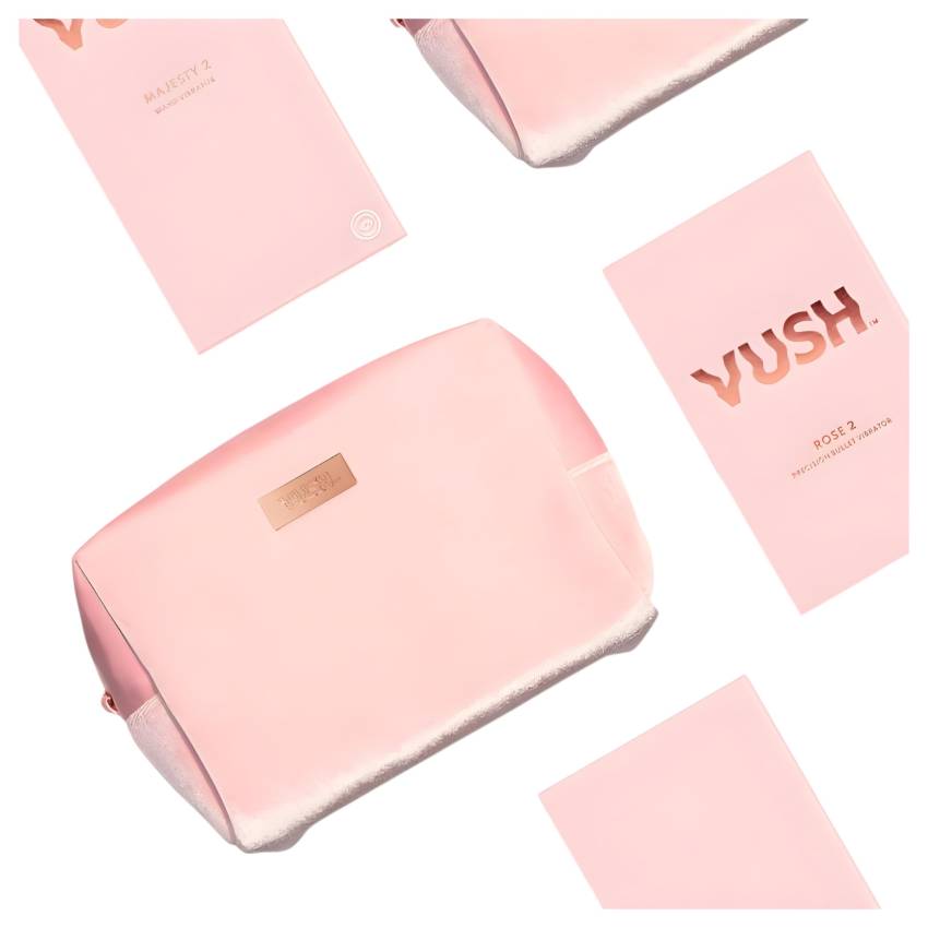 Vush - bársony tárolótáska (pink) - Image 4