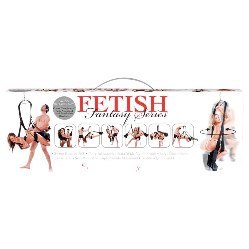 Fetish Fantasy - szexhinta 360 fokos forgással (fekete) - Image 2