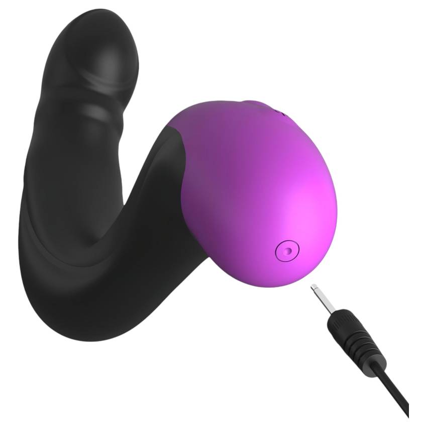 Anal Fantasy - pulzáló proszatat vibrátor (fekete) - Image 4