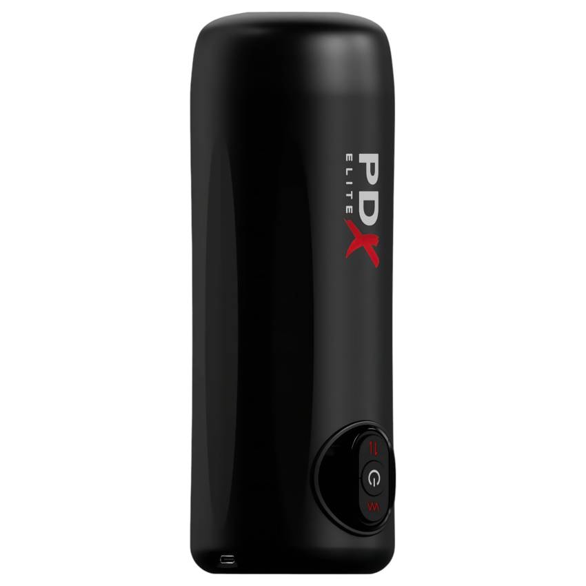 PDX Elite Moto Milker - lökő-rezgő maszturbátor (fekete) - Image 3