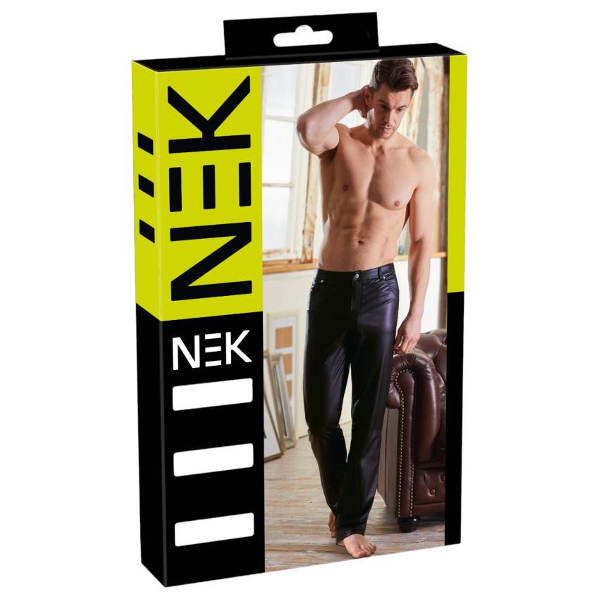 NEK - fényes hatású nadrág (fekete) - Image 2