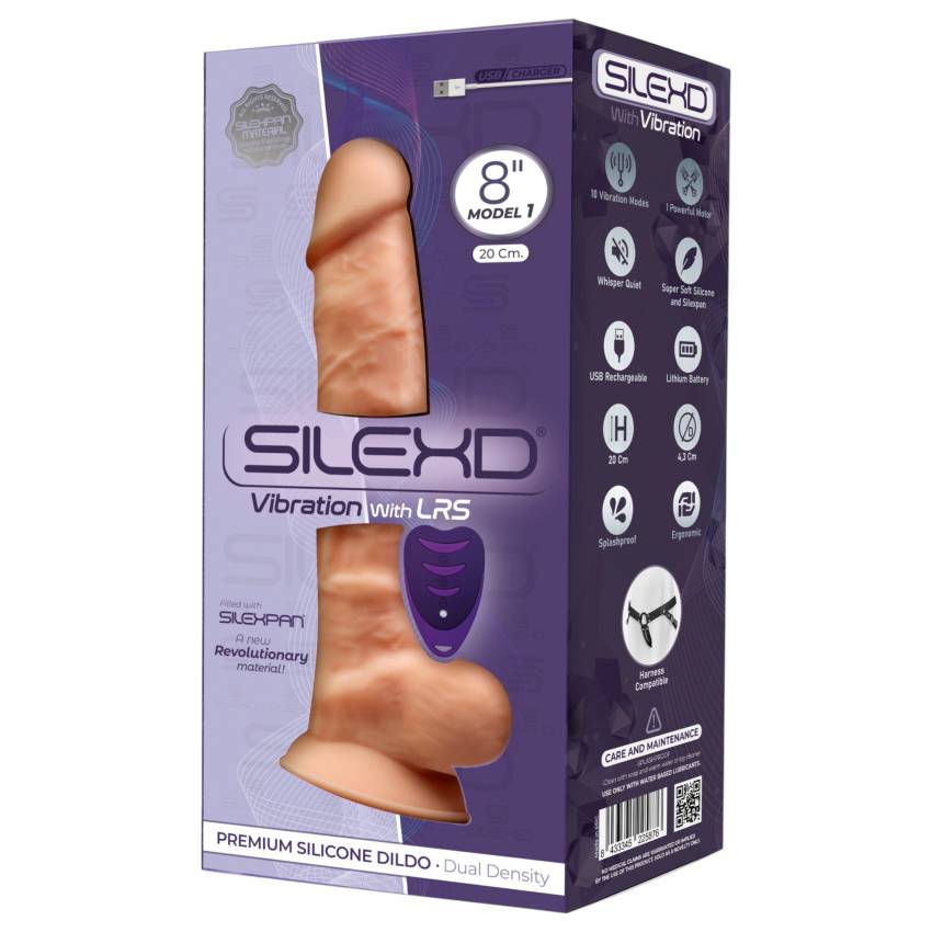 Silexd 8 - távirányítós, herés vibrátor (natúr) - Image 2