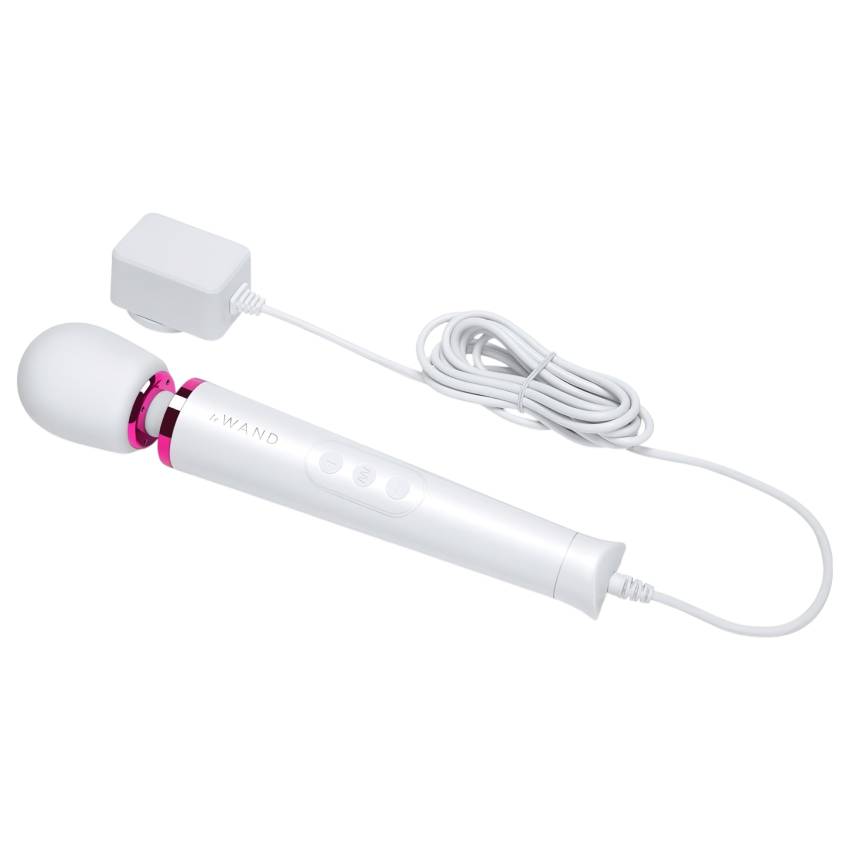 Le Wand Petite Plug-In - hálózati masszírozó vibrátor (fehér) - Image 3