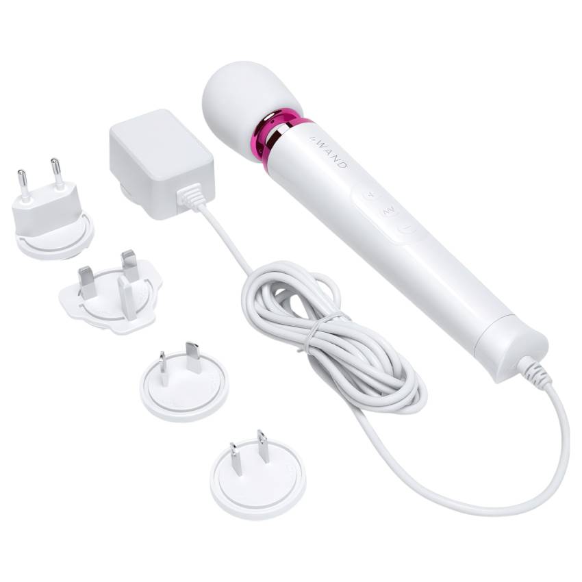 Le Wand Petite Plug-In - hálózati masszírozó vibrátor (fehér) - Image 4