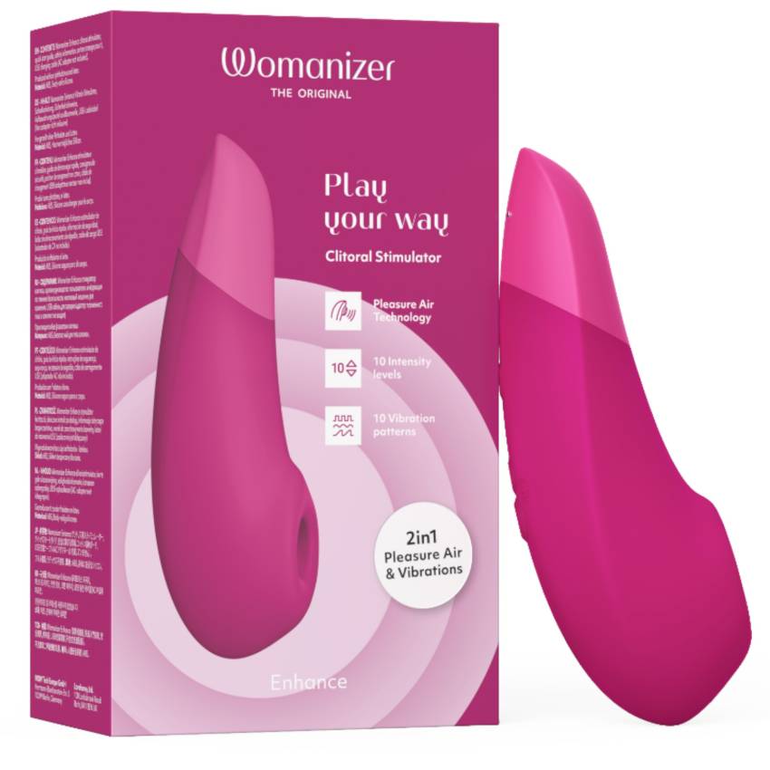 Womanizer Enhance - léghullámos csiklóizgató (lila)