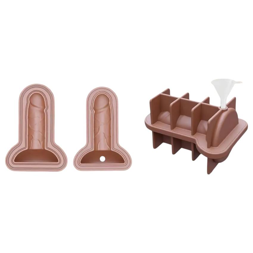 Dildó jégkocka készítő (kék) - Image 3