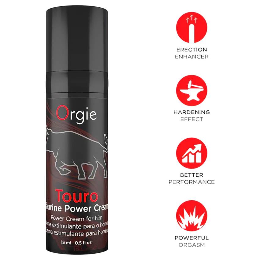 Orgie Touro Power - erekció fokozó krém (15ml) - Image 3