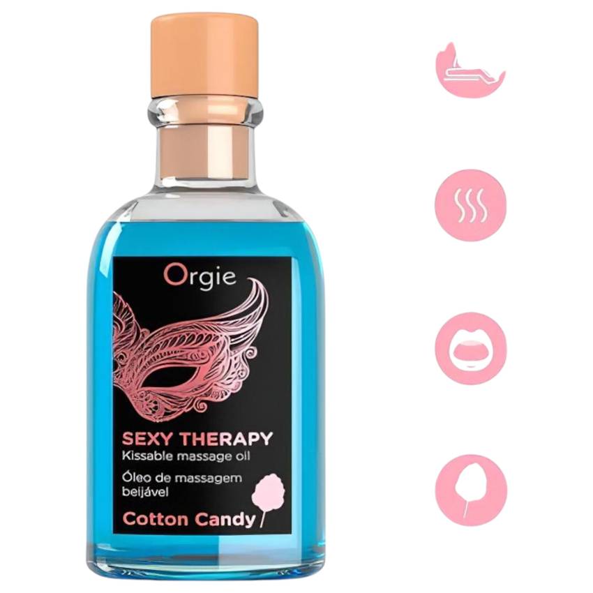 Orgie Sexy Therapy - masszázsolaj szett - vattacukor - Image 2