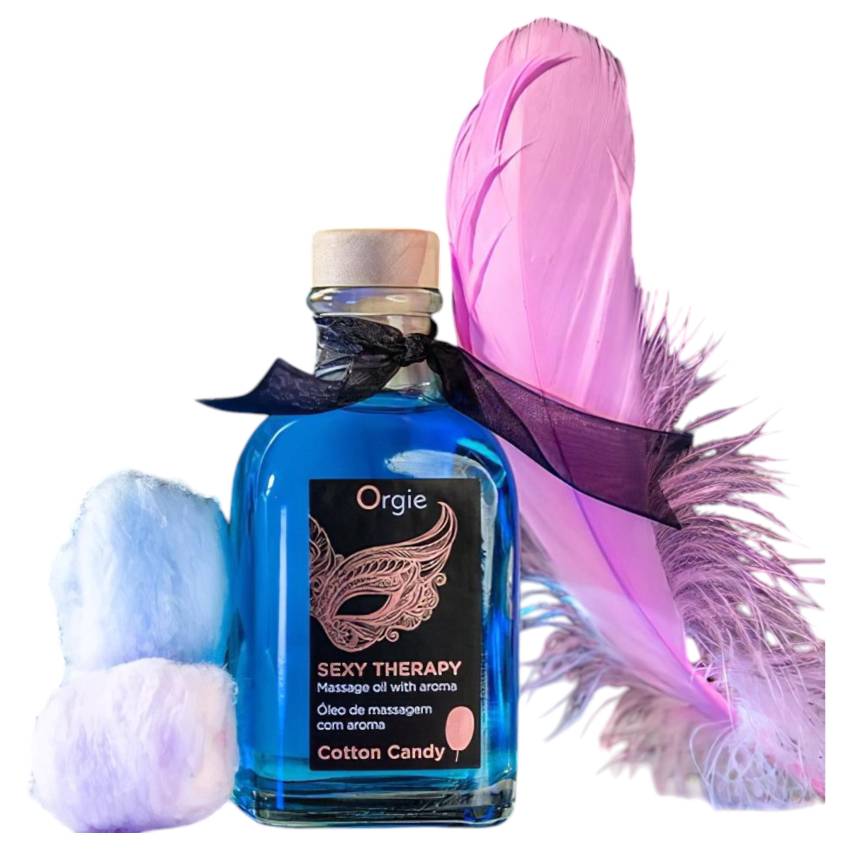 Orgie Sexy Therapy - masszázsolaj szett - vattacukor - Image 4