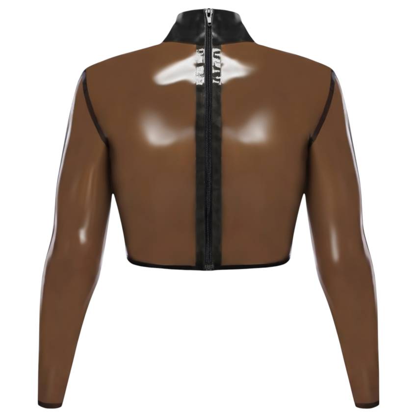 LATEX - áttetsző latex felső (áttetsző-fekete) - Image 7
