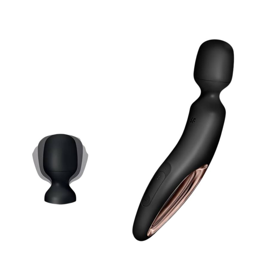 Satisfyer Wand-erland - masszírozó vibrátor (fekete) - Image 3
