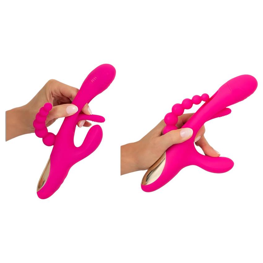 SMILE - tripla karos, nyelves vibrátor (pink) - Image 7