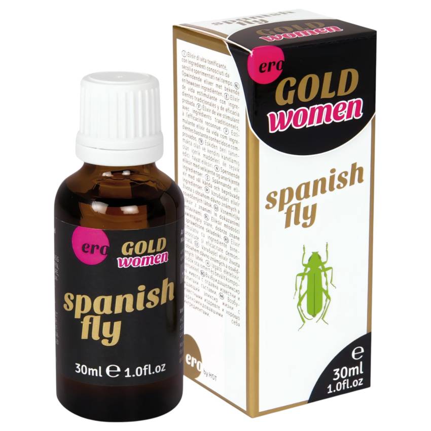 HOT Spanis Fly Gold Woman - afrodiziákum nőknek (30ml)