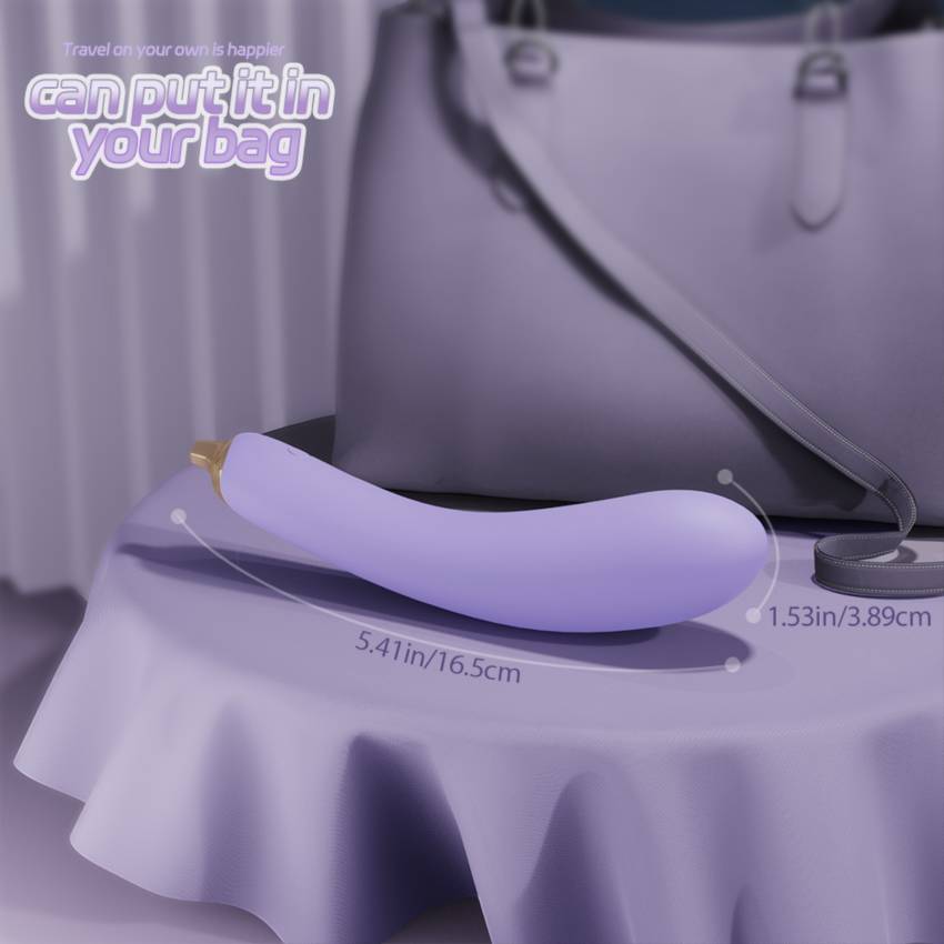 Sex HD - padlizsán vibrátor (lila) - Image 4
