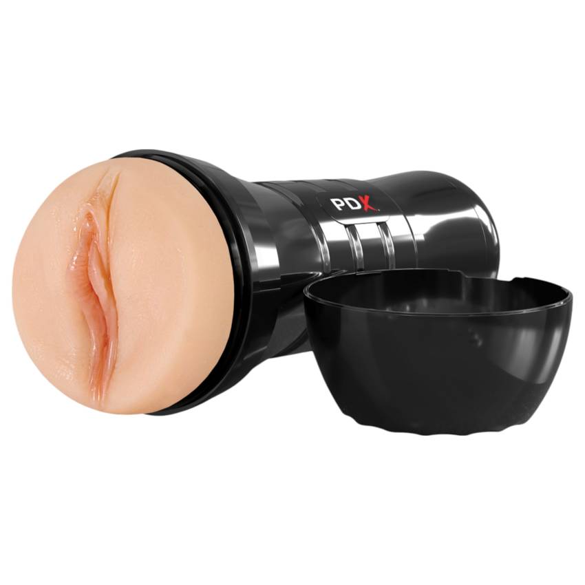PDX Extreme Wet Pussy - élethű punci maszturbátor - XXL (fekete) - Image 3
