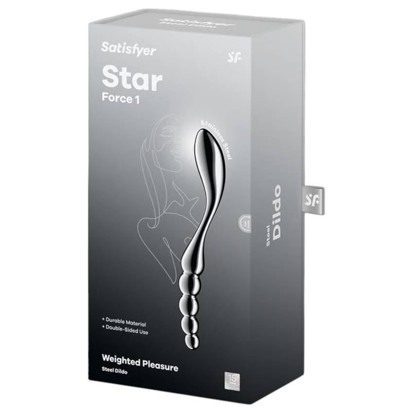 Satisfyer Star Force 1 - gömbös acéldildó (ezüst) - Image 5