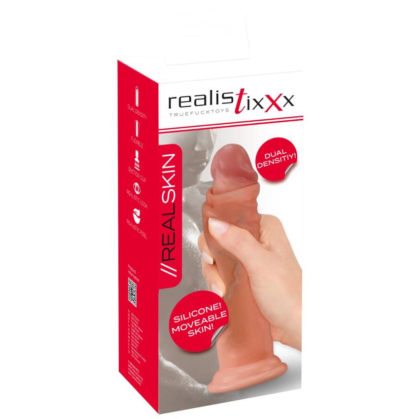 Realistixxx - élethű, dupla rétegű dildó (natúr) - Image 2