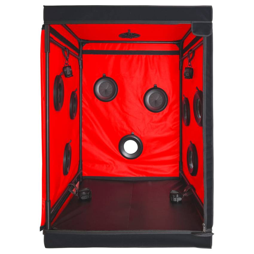 Secretdome - BDSM szex kabin nyílásokkal (fekete) - Image 4
