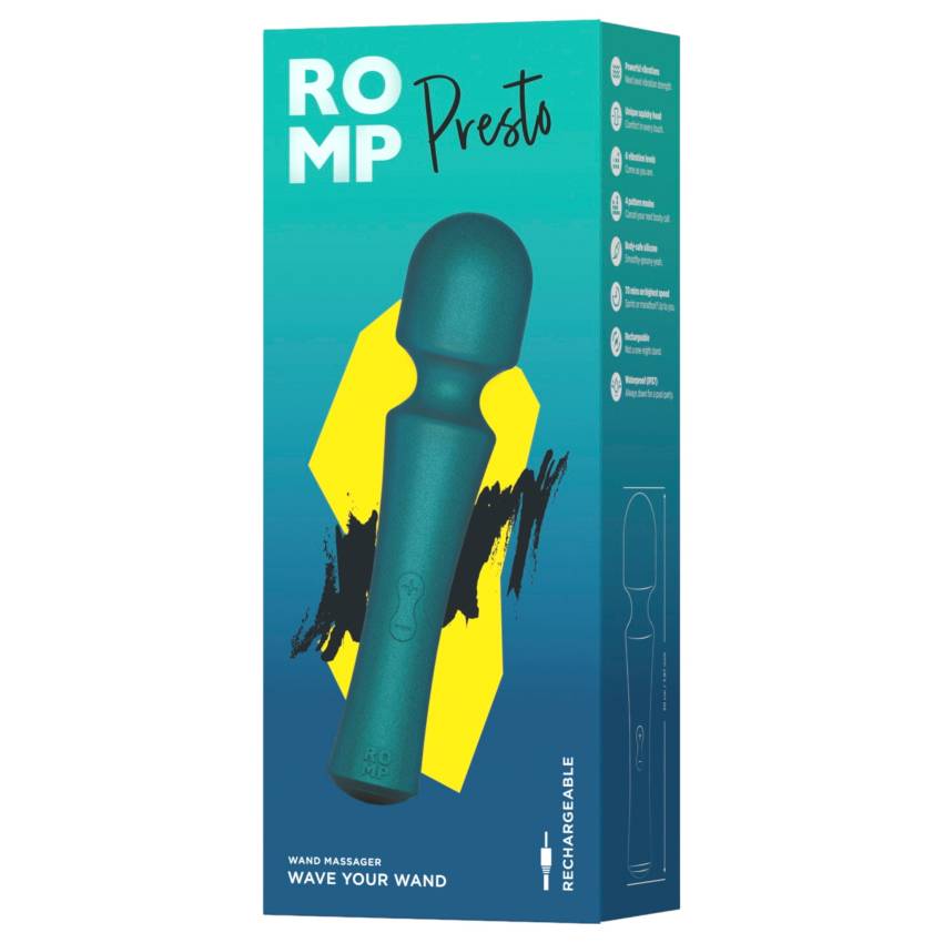 ROMP Presto - masszírozó vibrátor (zöld) - Image 3