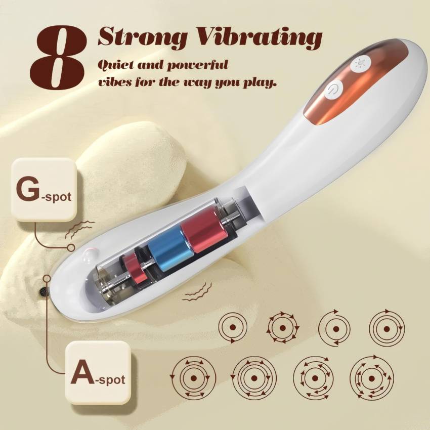 IntiGlow - Hüvelyfiatalító LED G-pont vibrátor (fehér) - - Image 2