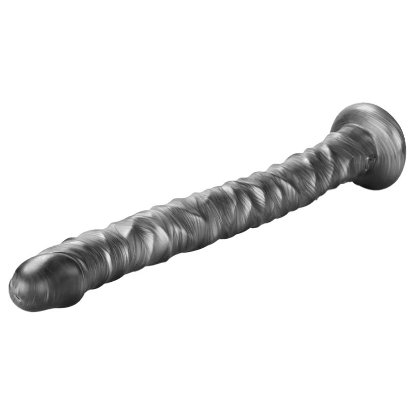 Lovetoy King Sized - extra nagy vibrátor - 40,5 cm (szürke) - Image 3