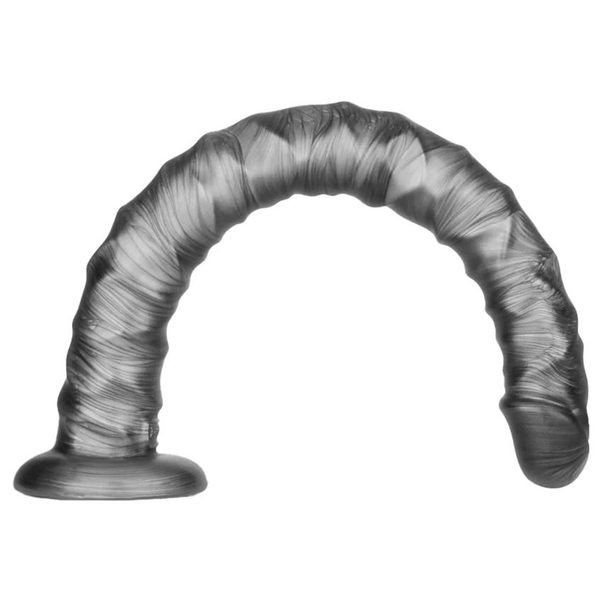 Lovetoy King Sized - extra nagy vibrátor - 40,5 cm (szürke) - Image 4