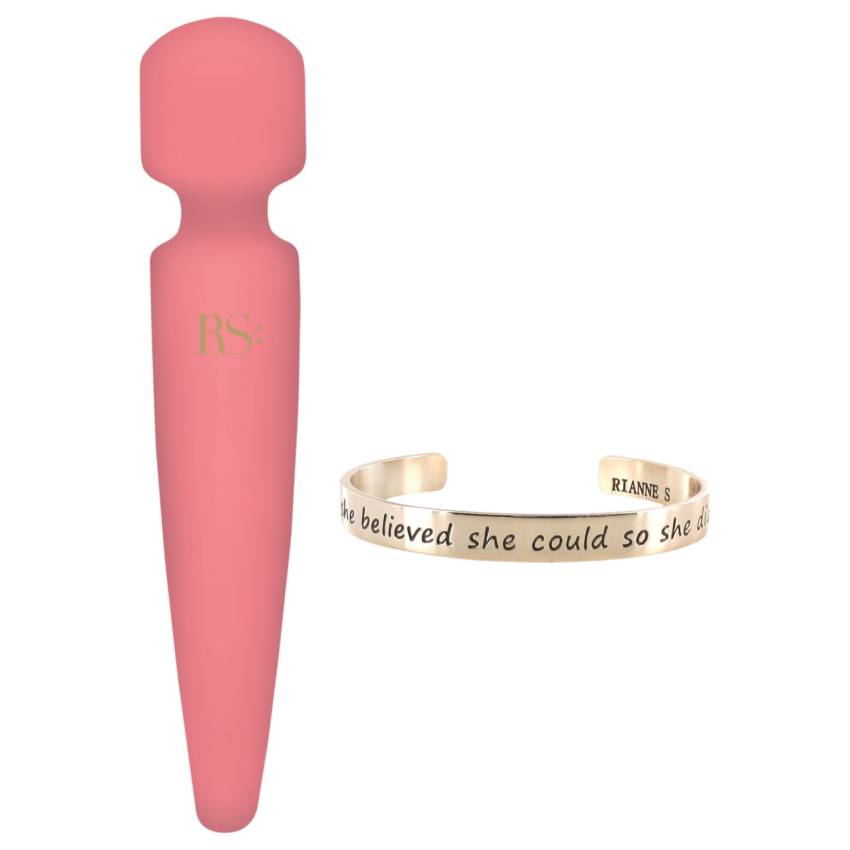 / Rianne Bella Wand - vízálló masszírozó vibrátor (korall) - Image 4