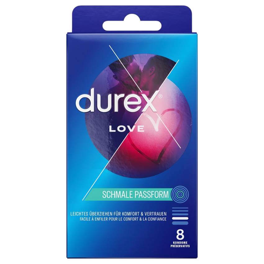 Durex Love - Slimfit óvszer (8db) - Image 2