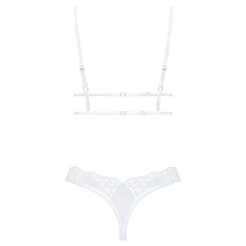 Obsessive Set Heavenlly - csipkés melltartó szett (fehér) - Image 4