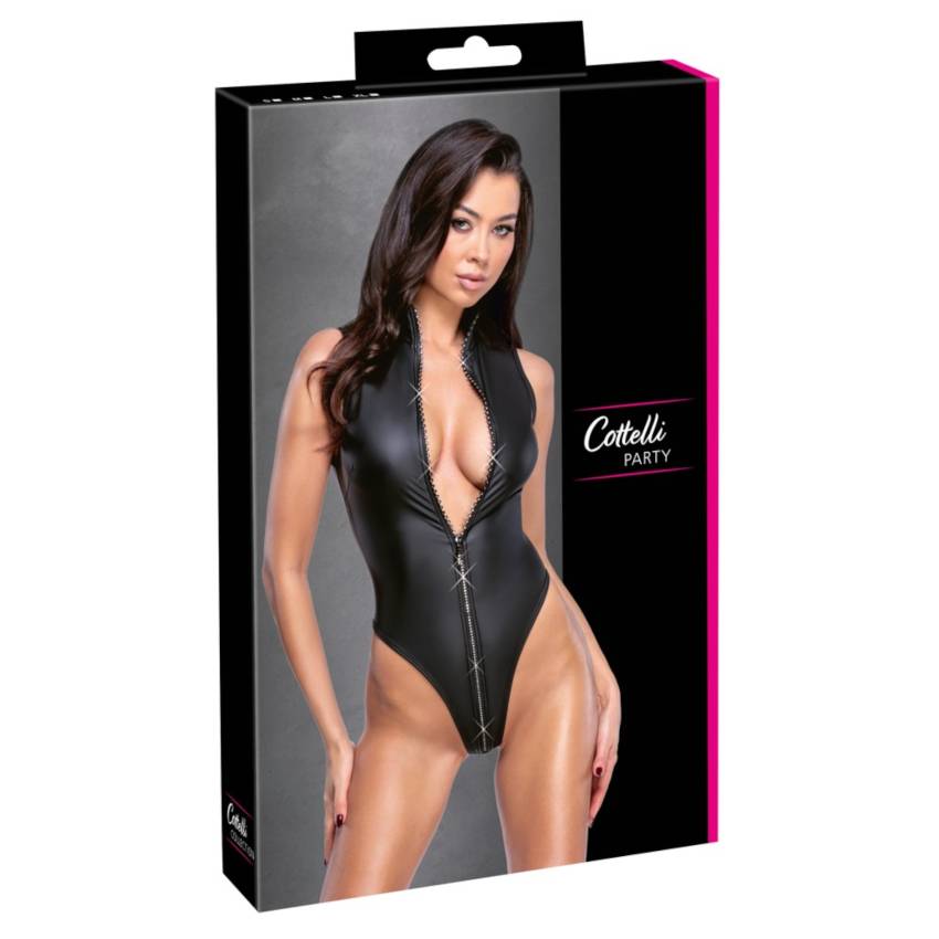 Cottelli - fényes hatású body (fekete) - Image 2
