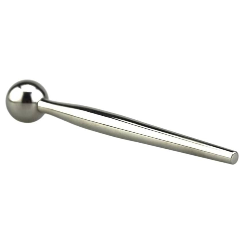 FukR - fém, gömbös dilátor - 8cm (ezüst)