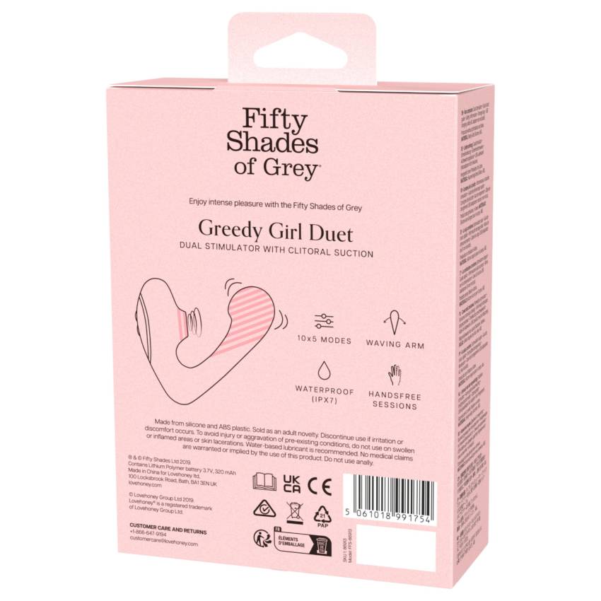 A szürke ötven árnyalata Greedy Girl - G-pont vibrátor (fekete) - Image 3