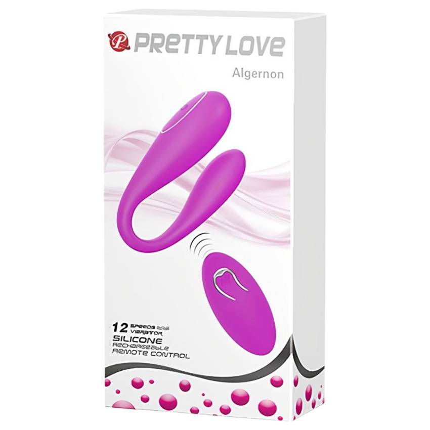Pretty Love Algernon - akkus, rádiós párvibrátor (lila) - Image 2