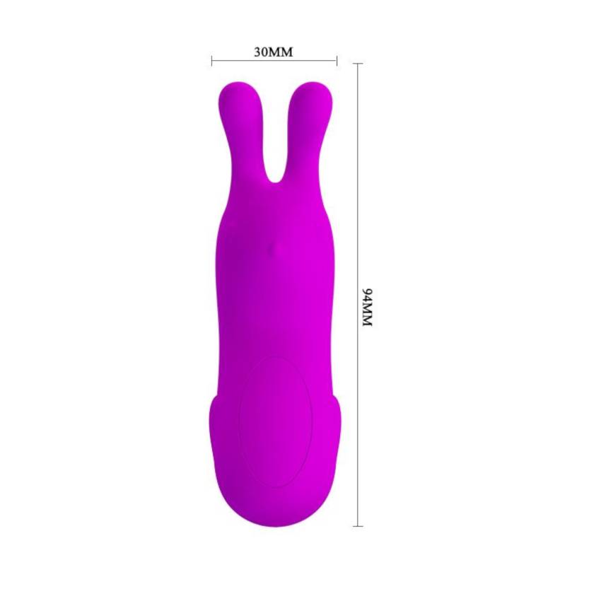Pretty Love Bunny - nyuszis ujjvibrátor (lila) - Image 4