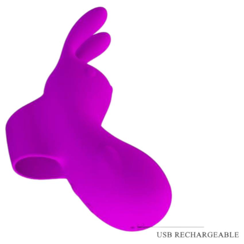 Pretty Love Bunny - nyuszis ujjvibrátor (lila) - Image 6