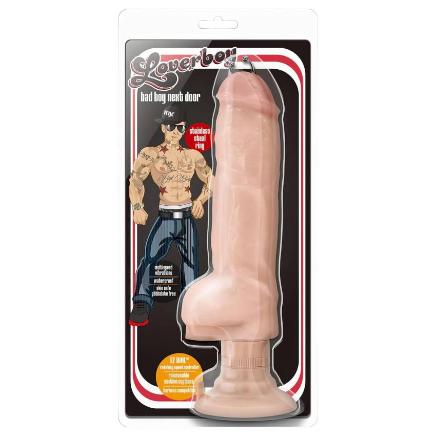 Blush Bad Boy - piercinges vibrátor - 17cm (natúr) - Image 2