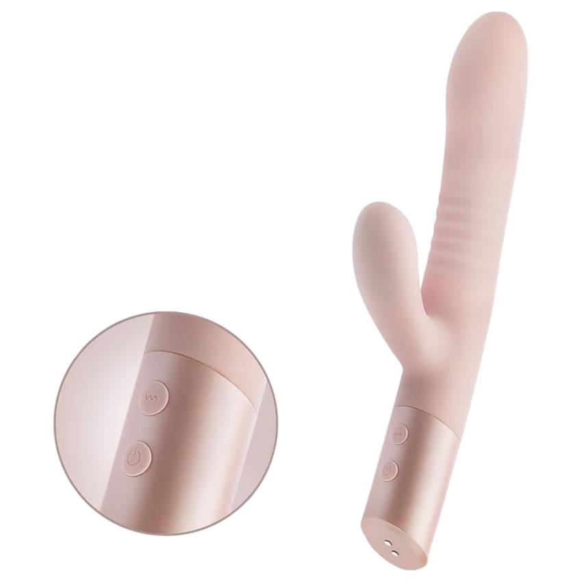 Blush Fraya - csiklókaros lökő vibrátor (pink) - Image 9