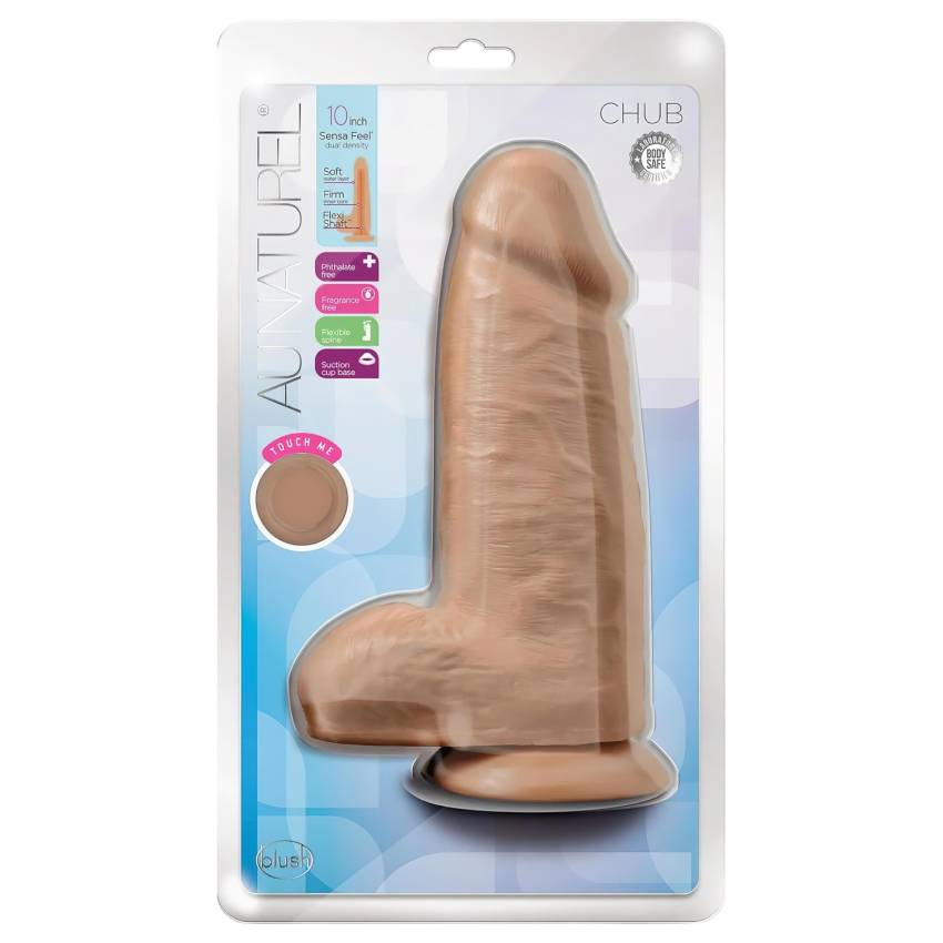 Blush Chub - élethű, tapadótalpas dildó - 18cm (natúr) - Image 2