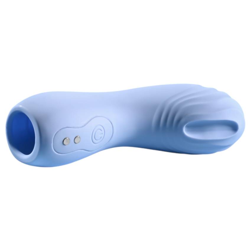 Evolved - textúrált ujjvibrátor (kék) - Image 7