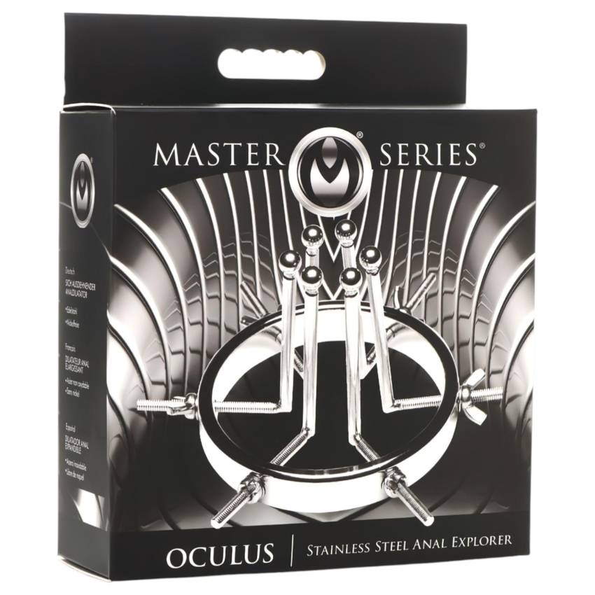 XR Brands Oculus - rozsdamentes acél tágító (ezüst) - Image 2
