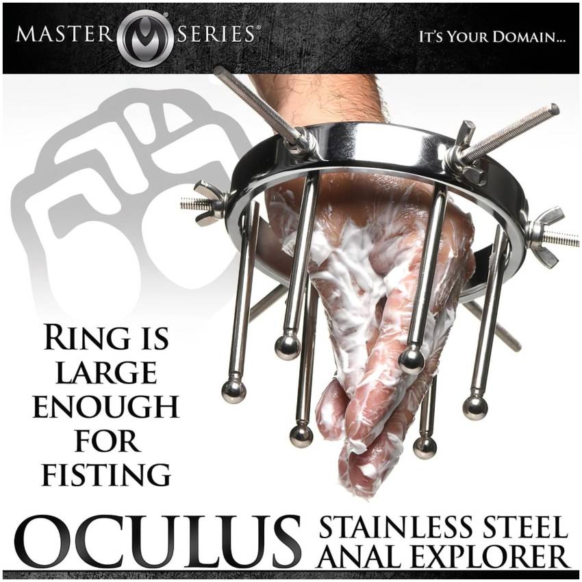 XR Brands Oculus - rozsdamentes acél tágító (ezüst) - Image 6