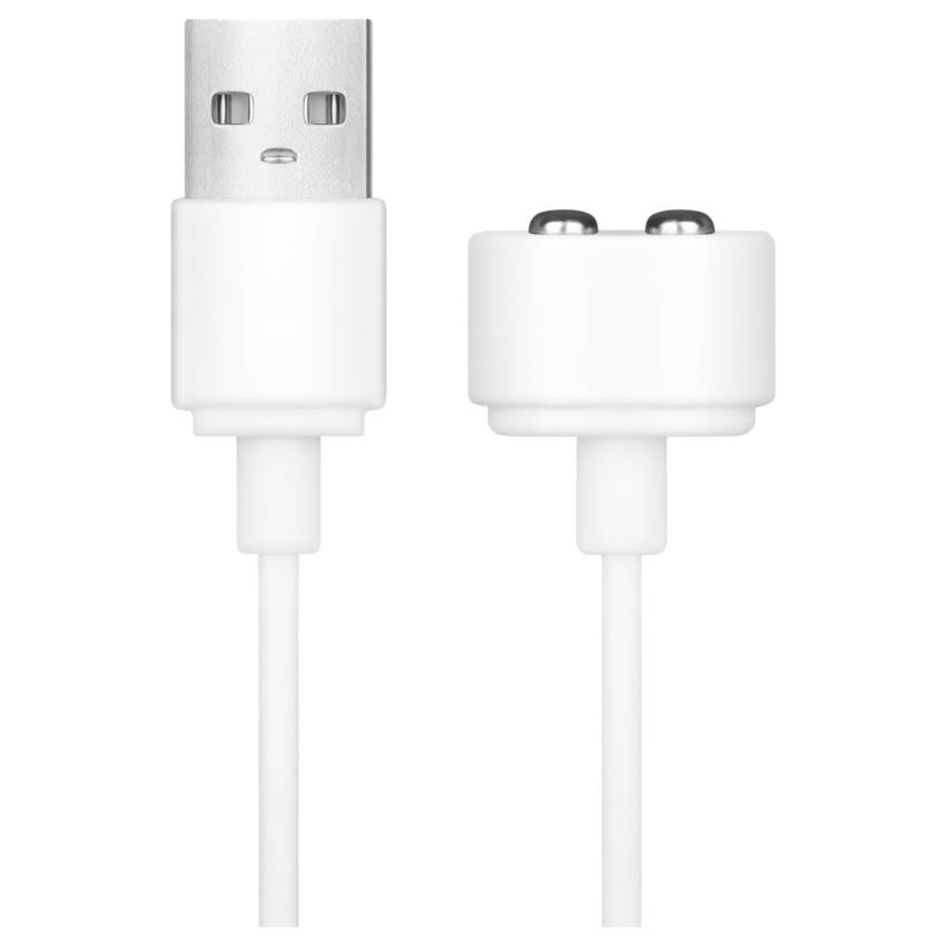 Satisfyer - mágneses USB töltőkábel - 2db (fehér) - Image 2