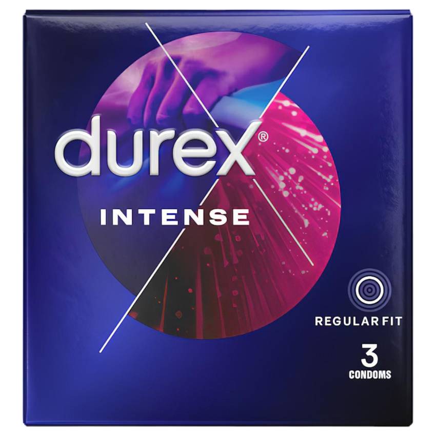 Durex Intense - bordázott és pontozott óvszer(3db) - - Image 2