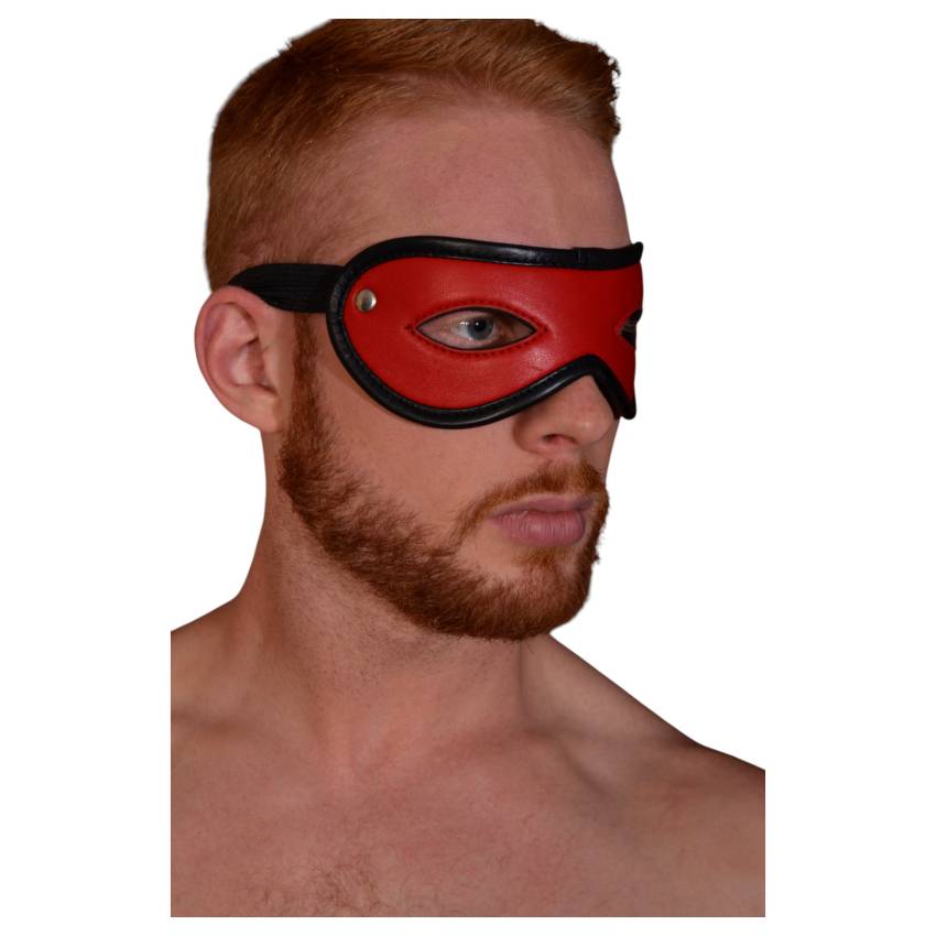 Rouge - valódi bőr nyitott szemmaszk (piros) - Image 2