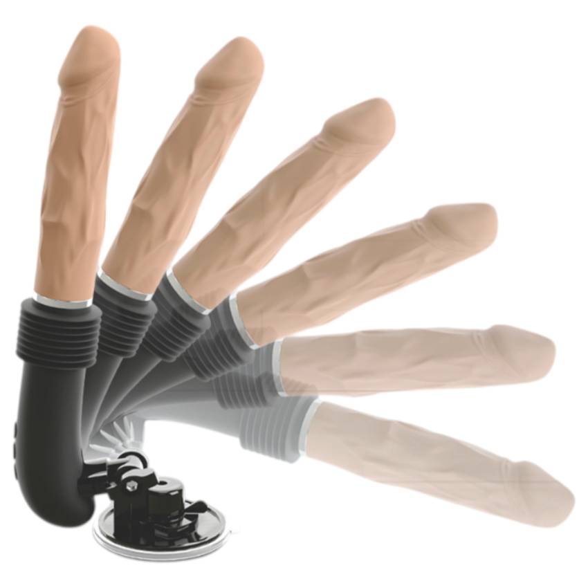 You2Toys RC Fucking Machine Flesh - lökő vibrátor (fekete) - Image 4